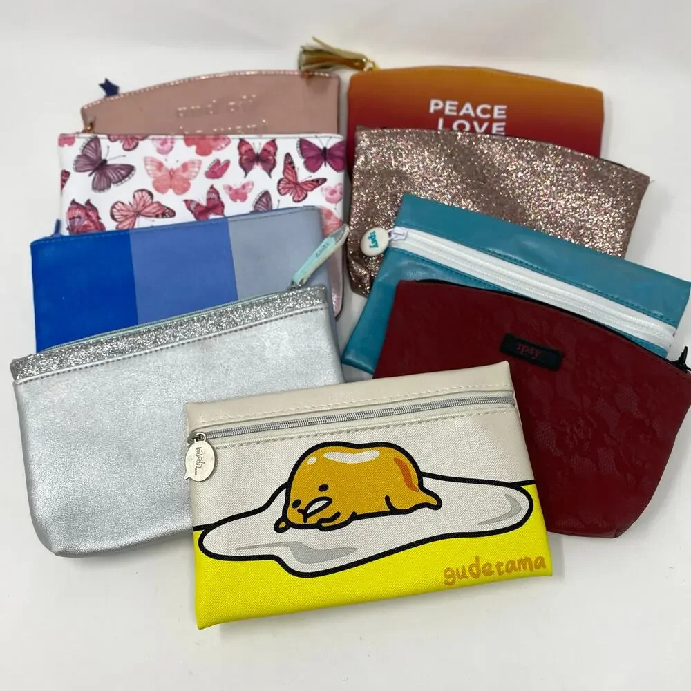 IPSY cosmetic bags - Set of 9